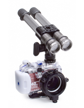 SUPPORT DOUBLE DE LAMPE INON